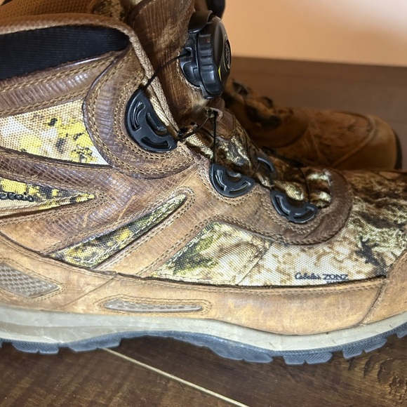 Cabela's Zonz Gore-Tex leather camo BOA Vibram hiking boots - Picture 6 of 8